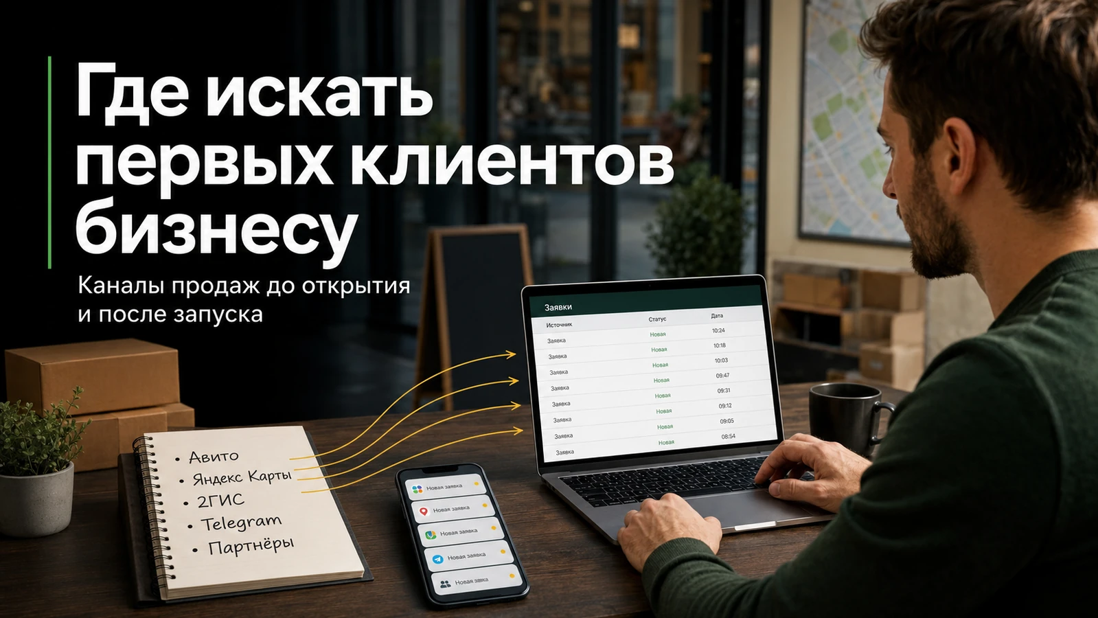 Где искать первых клиентов бизнесу: каналы продаж до открытия и после запуска