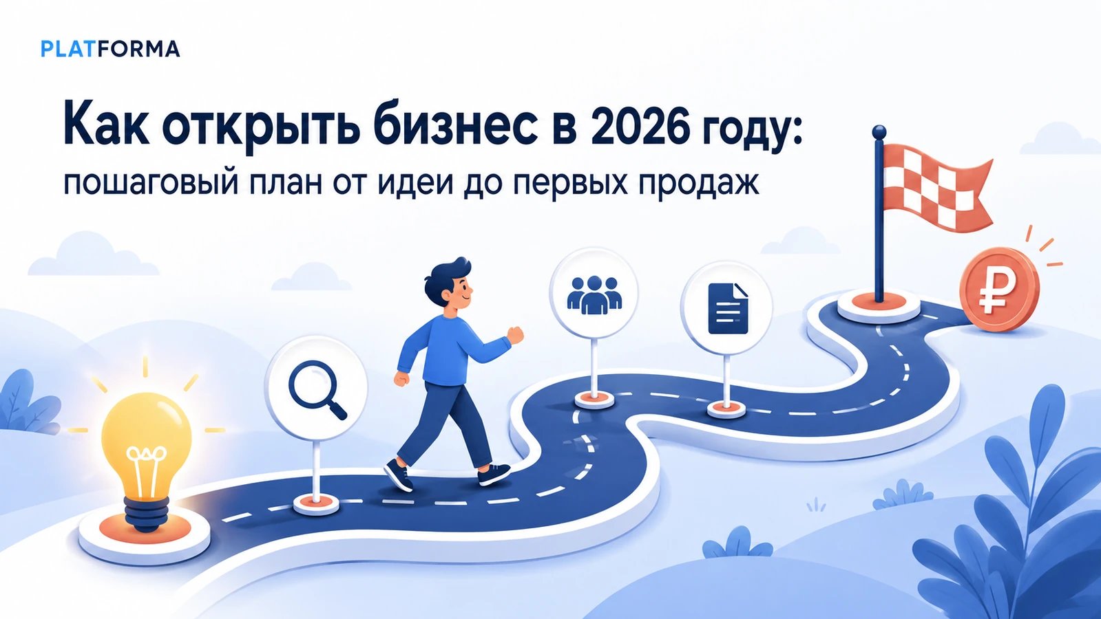 Как открыть бизнес в 2026 году: пошаговый план от идеи до первых продаж