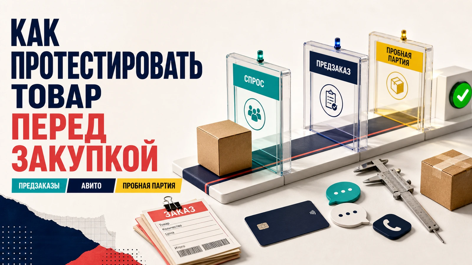 Как протестировать товар перед закупкой: предзаказы, Авито и пробная партия